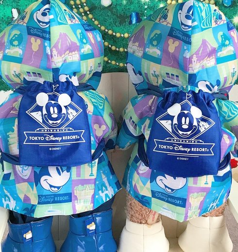 エコバッグで作ったレインコート