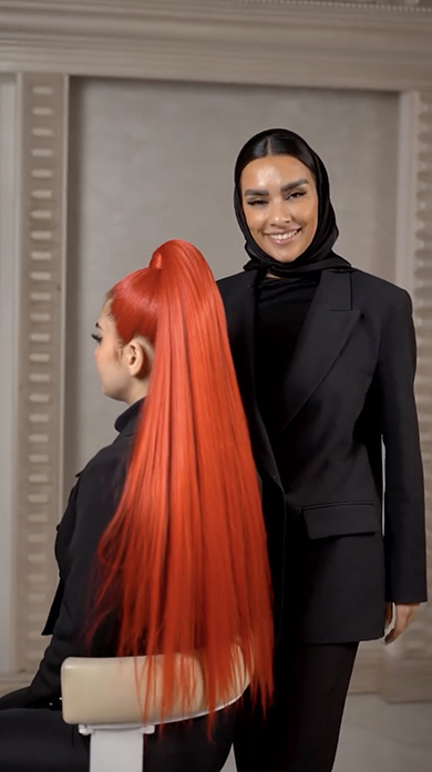 魚のヘアアレンジ