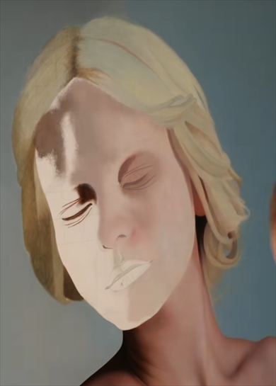 写真のような絵ができあがっていく様子