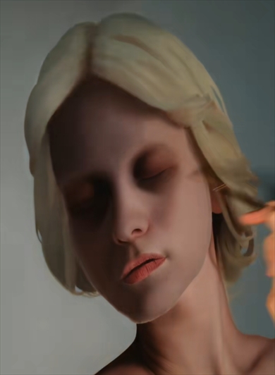 写真のような絵ができあがっていく様子