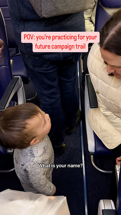 「What is your name?」と聞かれた男の子