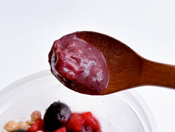 アサイーとバナナを使ったスムージーベース