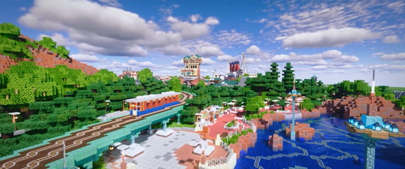 マイクラで3年かけた東京ディズニーシー