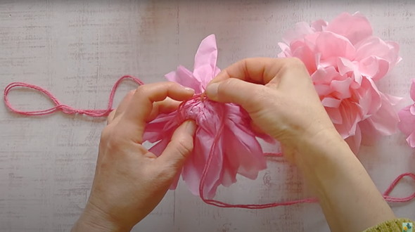 お花紙で作る美しい桜