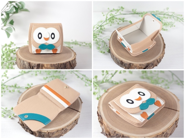 モクローの革財布