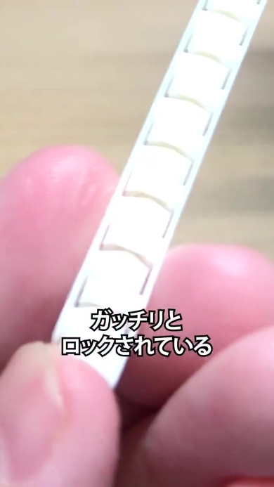 固定されたジッパーの画像