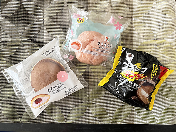 セブン‐イレブン、ファミリーマート、ローソンの新作スイーツ3種