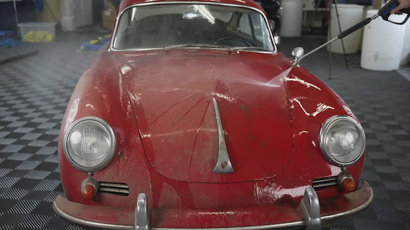 洗車 ポルシェ 356