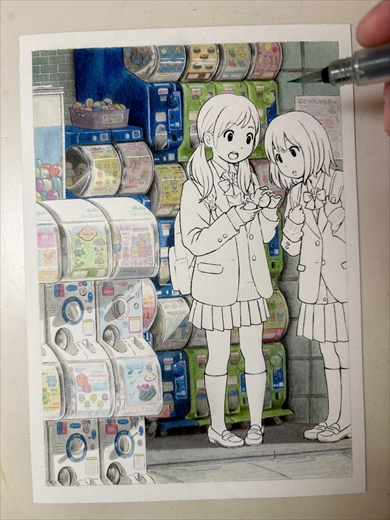 イラストレーターさんの描き込みビフォアフがすごい