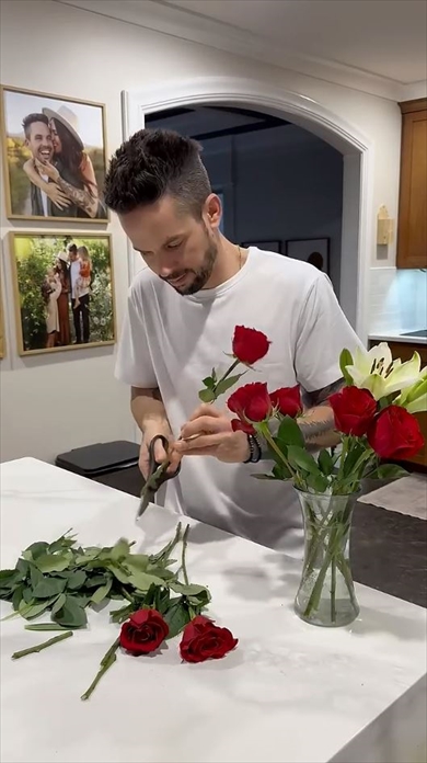 バレンタインに娘をもてなすパパが素敵