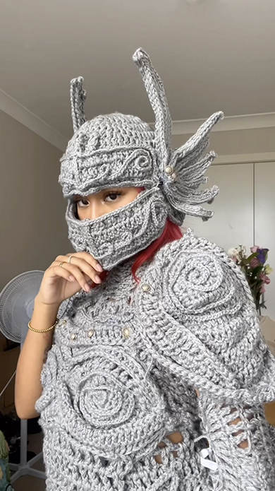 常識をくつがえす圧巻の編み物作品