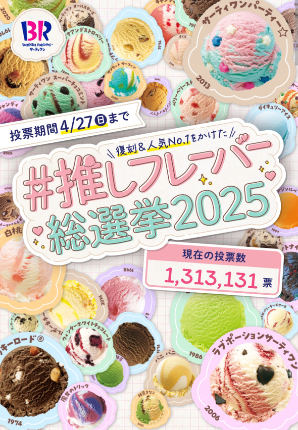 サーティーワン 推しフレーバー総選挙2025