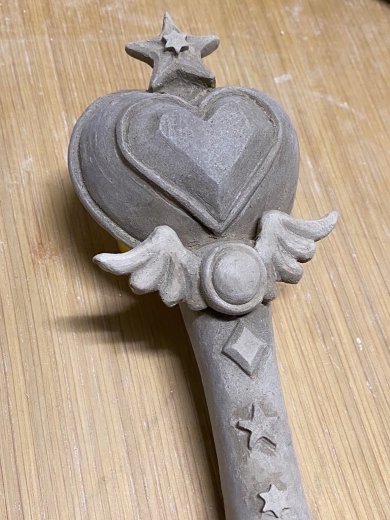 陶で作った変身ステッキ
