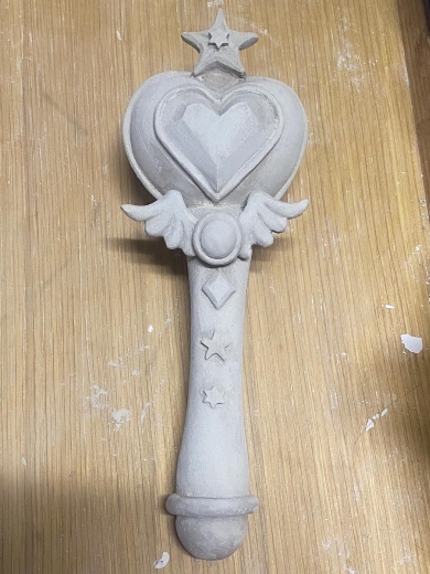 陶で作った変身ステッキ