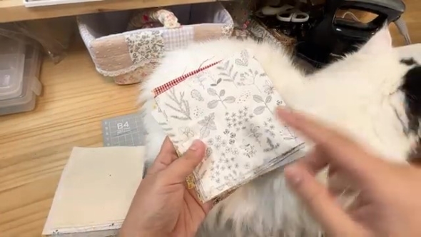 パフキルトを作る画像