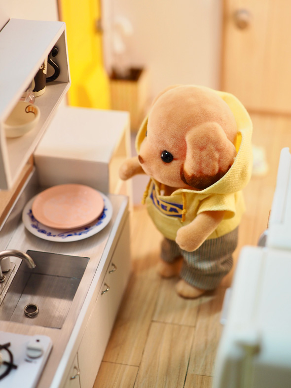 セリア ドールハウス ベース キット スチレンボード