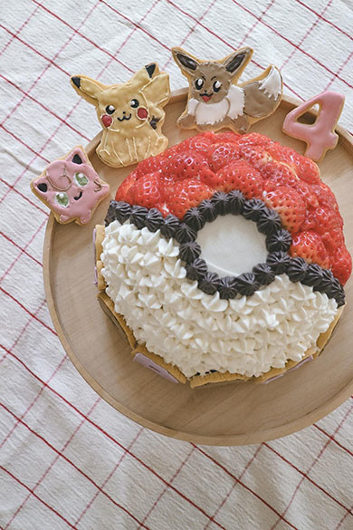 手作りポケモンケーキ