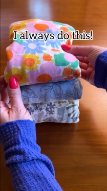 パジャマのたたみ方ライフハック