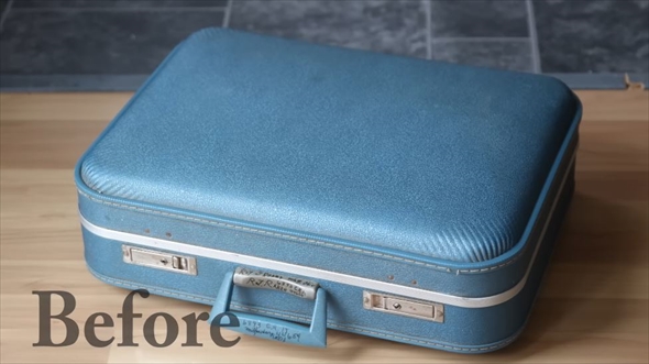 古いスーツケースの再利用