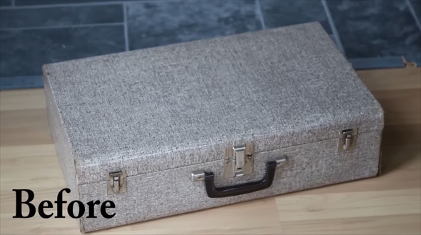 古いスーツケースの再利用