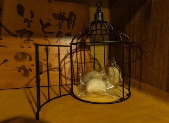 青荷温泉にあるじゃがいものぬいぐるみ