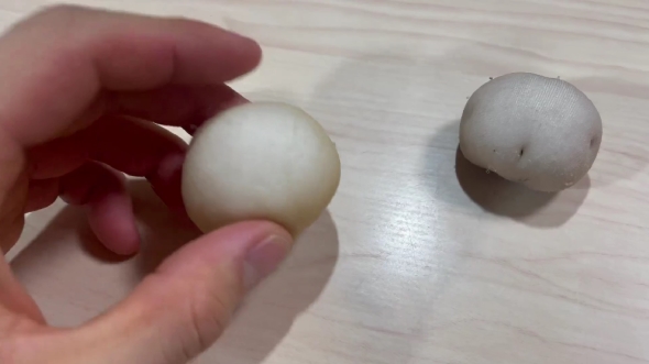 青荷温泉にあるじゃがいものぬいぐるみ