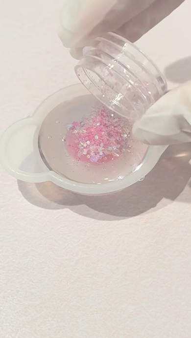 100均の材料で作る桜シェイカー