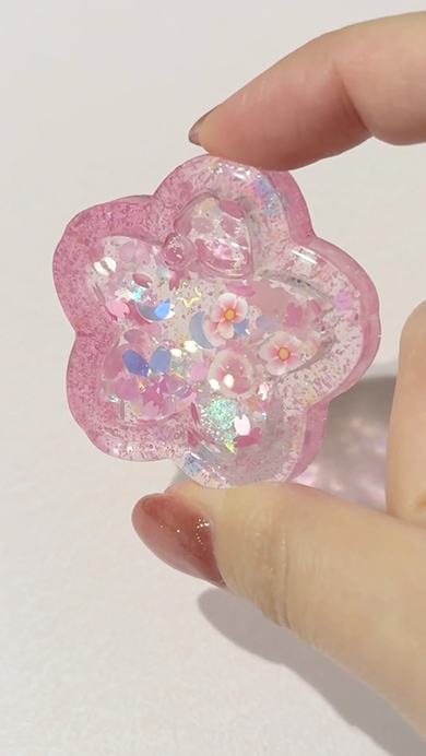 100均の材料で作る桜シェイカー