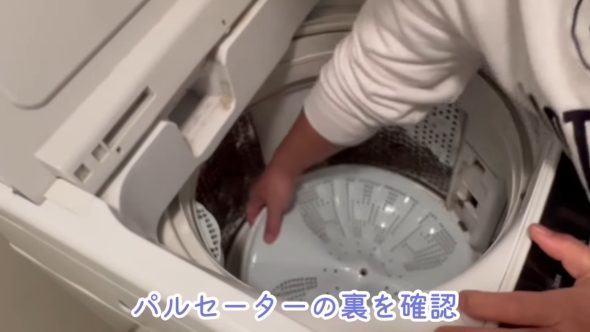 2019年洗濯機パルセーター裏