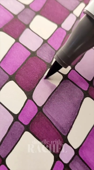 フリーハンドで描く美しいパターン柄