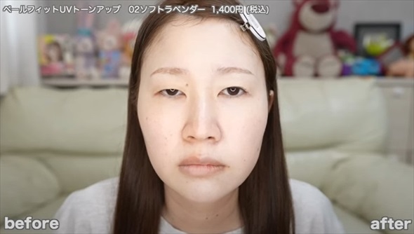 すっぴんから話題のコンビニコスメでメイクしたら……