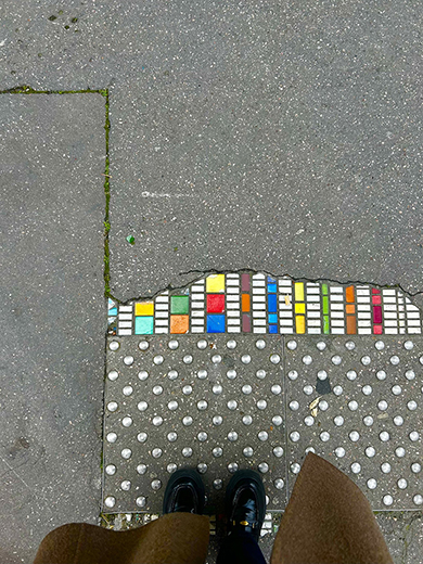 “歩道の外科医”のストリートアート