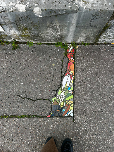 “歩道の外科医”のストリートアート