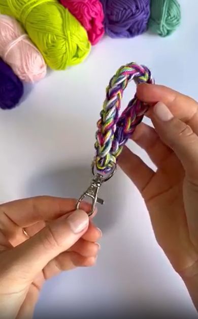 簡単手作りストラップの完成