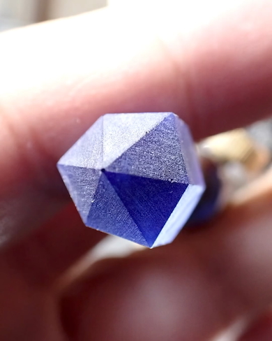 ビー玉を研磨する