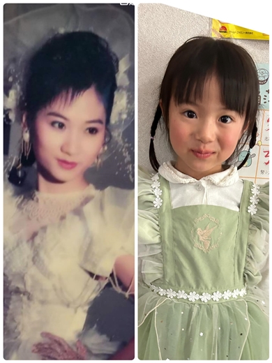7歳長女、「義母の若いころ」と見比べたら……　衝撃の激似ぶりに驚き