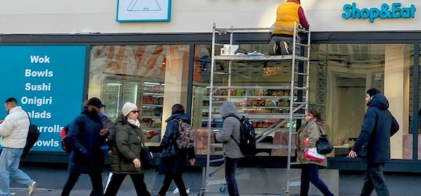 ウィーンの街にできたお店