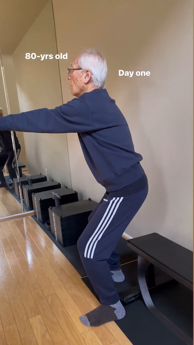 80歳父のトレーニング