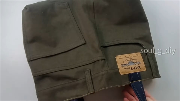 履かなくなったパンツから3つのバッグを作るDIY