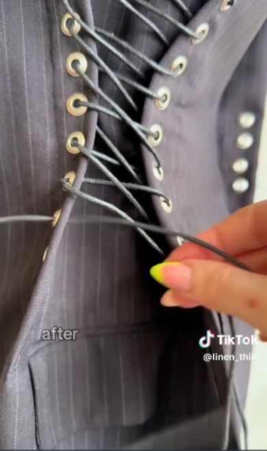 ウエスト部分をシェイプできるように