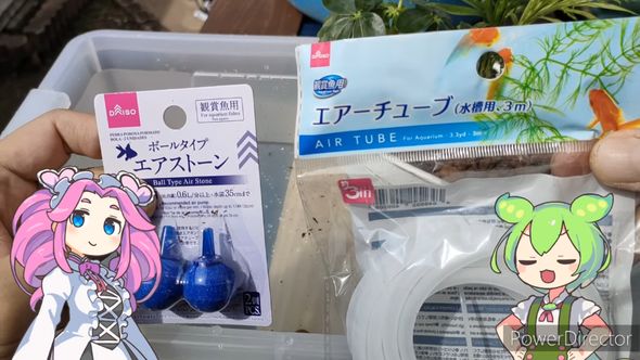 ダイソーで売っているエアーストーンとエアーチューブ