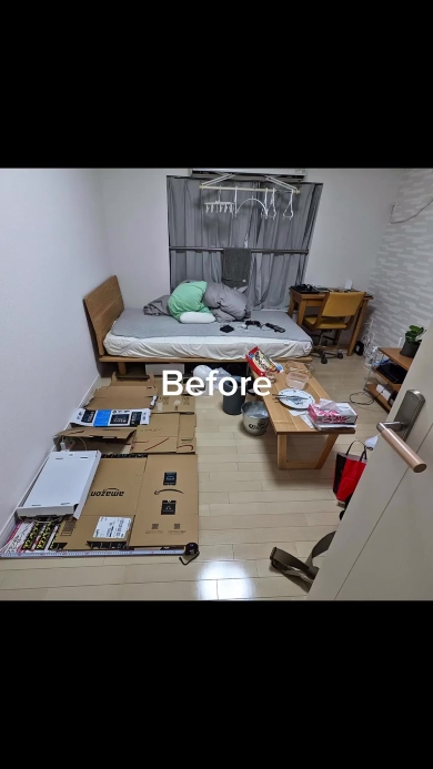 入居時の部屋の画像