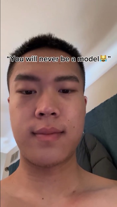 モデルを目指した男性