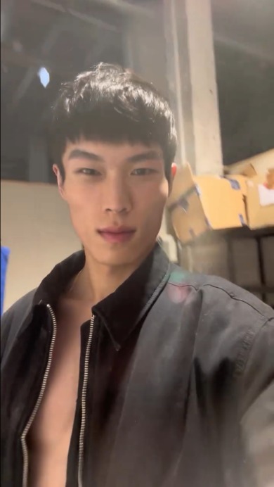 モデルを目指した男性