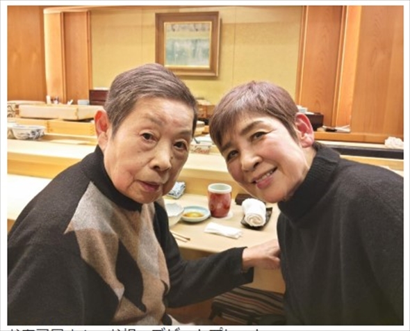 今陽子と98歳の母親