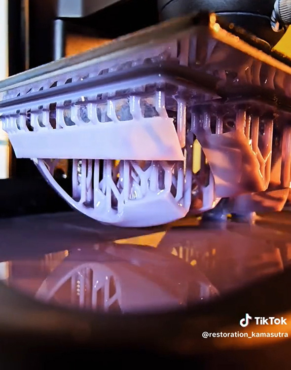 3Dプリンターで作ったパーツ