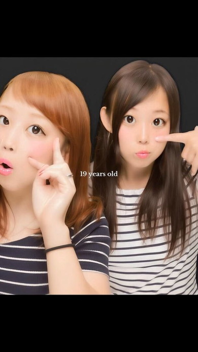 一卵性双子の姉妹