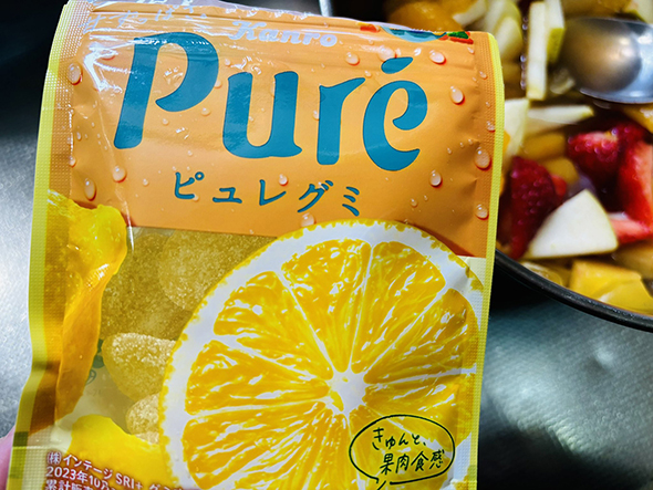 意外なものを使った簡単フルーツポンチ