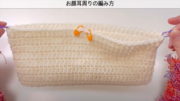 かぎ針編みで作る猫耳ニット帽