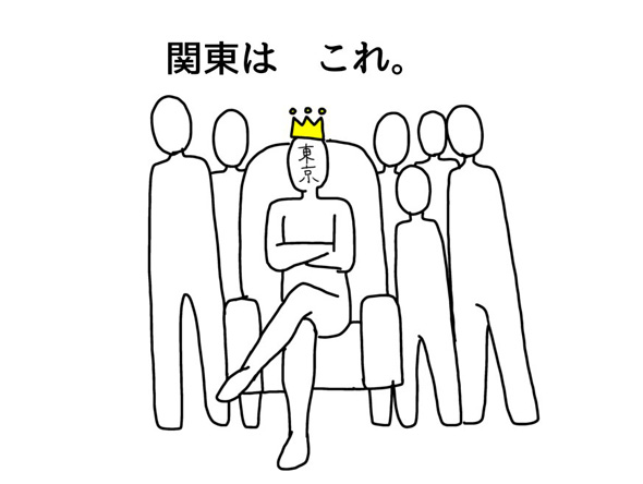 関東 関西 違い あるある 都道府県 擬人化 王様